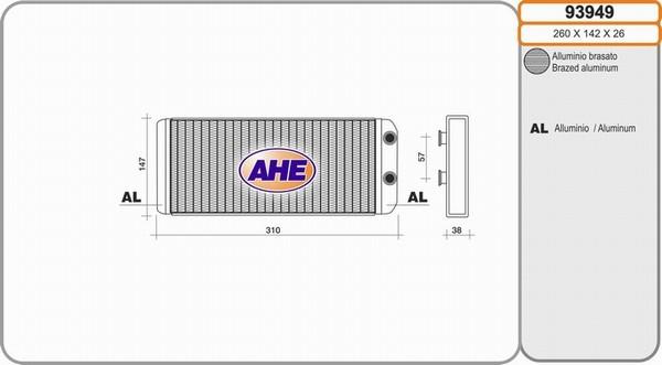 AHE 93949 - Šilumokaitis, salono šildymas autorebus.lt