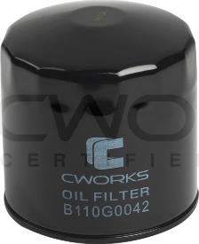 Cworks B110G0042 - Alyvos filtras autorebus.lt