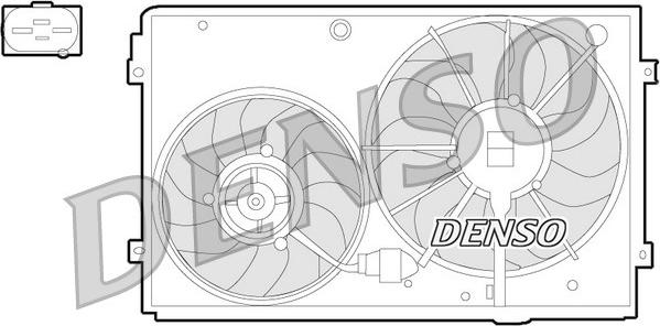 Denso DER32011 - Ventiliatorius, radiatoriaus autorebus.lt