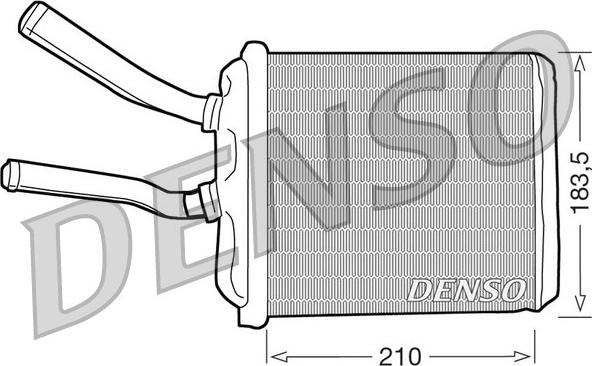 Denso DRR01010 - Šilumokaitis, salono šildymas autorebus.lt