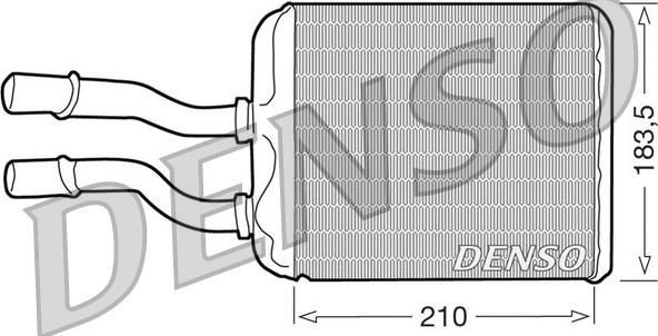 Denso DRR01011 - Šilumokaitis, salono šildymas autorebus.lt