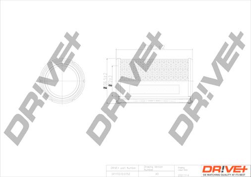 Dr!ve+ DP1110.10.0752 - Oro filtras autorebus.lt