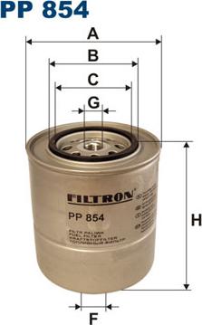 Filtron pp 854 - Kuro filtras autorebus.lt