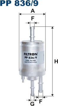 Filtron pp 836/9 - Kuro filtras autorebus.lt