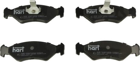 Hart 219 118 - Stabdžių trinkelių rinkinys, diskinis stabdys autorebus.lt