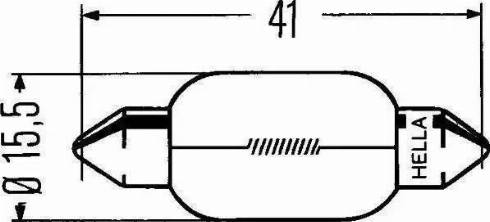 HELLA 8GM 002 091-141 - Lemputė, atbulinės eigos žibintas autorebus.lt