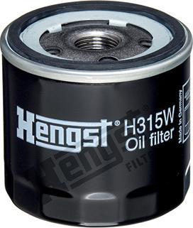 Hengst Filter H315W - Alyvos filtras autorebus.lt