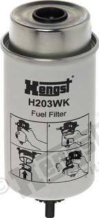 Hengst Filter H203WK - Kuro filtras autorebus.lt