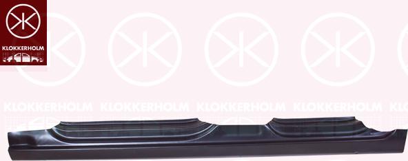 Klokkerholm 9506011 - Pedalų plokštės, durų apačia autorebus.lt