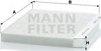 Mann-Filter CU 2422 - Filtras, salono oras autorebus.lt