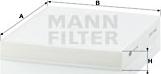 Mann-Filter CU 2141 - Filtras, salono oras autorebus.lt