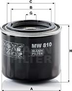 Mann-Filter MW 810 - Alyvos filtras autorebus.lt