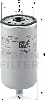 Mann-Filter WDK 725 - Kuro filtras autorebus.lt