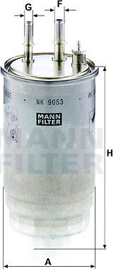 Mann-Filter wk 9053 z - Kuro filtras autorebus.lt