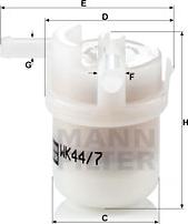 Mann-Filter WK 44/7 - Kuro filtras autorebus.lt
