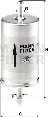 Mann-Filter WK 410 - Kuro filtras autorebus.lt