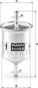 Mann-Filter WK 66 - Kuro filtras autorebus.lt