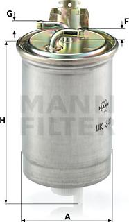Mann-Filter wk 841 - Kuro filtras autorebus.lt