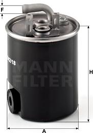 Mann-Filter WK 842/18 - Kuro filtras autorebus.lt