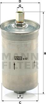Mann-Filter WK 853/1 - Kuro filtras autorebus.lt