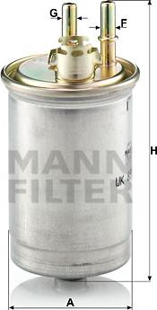 Mann-Filter WK 853/7 - Kuro filtras autorebus.lt