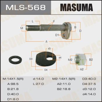 MASUMA MLS568 - Išvirtimo reguliavimo varžtas autorebus.lt