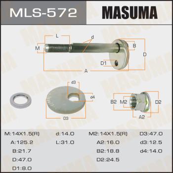 MASUMA MLS572 - Išvirtimo reguliavimo varžtas autorebus.lt