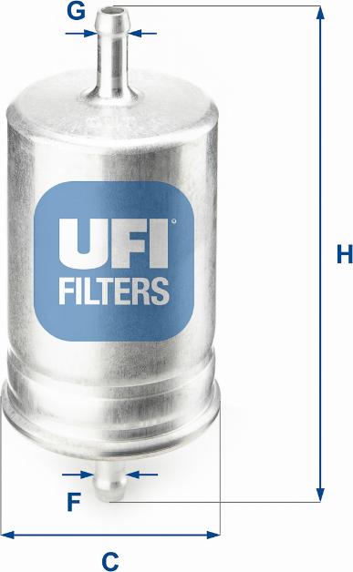 UFI 31.510.00 - Kuro filtras autorebus.lt