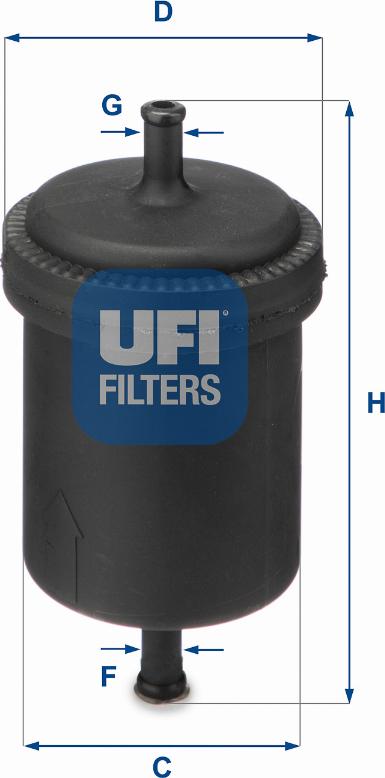 UFI 31.512.00 - Kuro filtras autorebus.lt