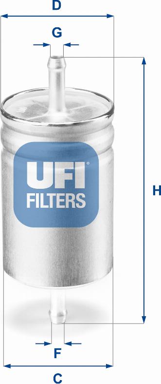 UFI 31.611.00 - Kuro filtras autorebus.lt