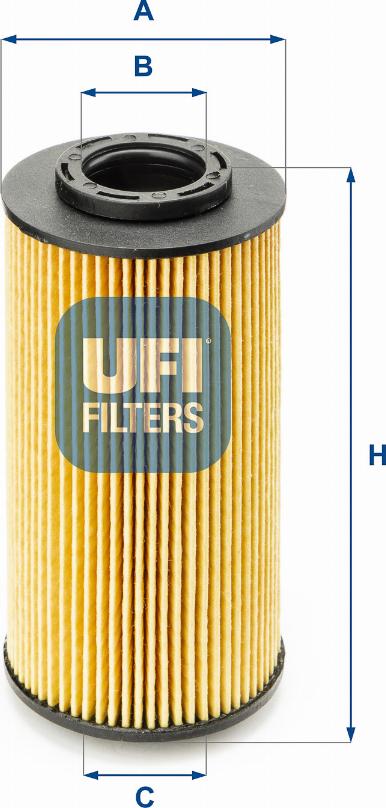 UFI 25.070.00 - Alyvos filtras autorebus.lt